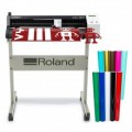 Roland GS 24 CAMM 1 Vinyl Cutter with Stand & 10 Rolls of Oracal Vinyl