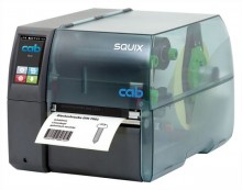 Cab Squix 6.3 industrial printers will handle label stock up to 6.61in/168mm and provide durable high-quality printing.