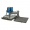 The SwingMan 25 Twin does twice the work with half the space as a regular swing-away press.