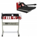 Roland GS 24 Vinyl Cutter with Stand and 15x15 Heat Press